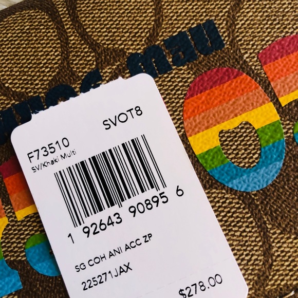 NWT Coach Signature LG Accordion Wallet - Picture 6 of 6